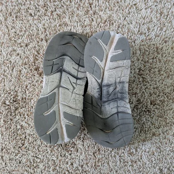 Hoka Gray and Red Athletic Shoes - Picture 6 of 9